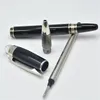 Black Classic Roller Ball Pen med hög kvalitet med Crystal på Top School Office -leverantör Tyskland Stationery Writing Smooth Ballpoint 4049383