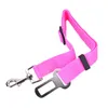 Adjustable Pet Cat Dog Car Safety Belt Collars Pet Restraint Lead Leash Travel Clip Car Safety Harness For Most Vehicle8447634