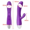 Masaj Ürünleri Kadın Mastürbasyon Dildo Tavşan Vibratör G Spot Masaj Vajinal Klitoris Stimülatör WO5638600 İçin Çift Titreşim Seks Oyuncakları