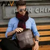 حقيبة كتف الجسم الصليب للرجال الرجال جلد طبيعي خمر رسول حقائب صغيرة crossbody باد حقيبة يد 1121