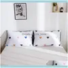 Supplies Textiles Home & Gardencomforter Sets 150×200 220X240 Single Twin Queen King Full Size Bedding And Duvet Er Pillowcases 3Pcs For Bed