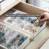 Storage Drawers Pull-out Clothing Box Chest Drawer No Mark Stick Wall Hanging Sock 15 Compartment Wardrobe