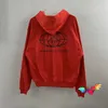 Czerwona bluza z kapturem Vetements 2021FW mężczyźni kobiety wysokiej jakości R drukuj Vetements bluzy ponadgabarytowe swetry VTM S0804