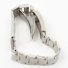 20mm Stainless Steel Watchband For Fit Rx Silver Special Wrist Strap Bracelet Men Butterfly Buckle