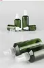 30 pz 200 ml cilindro verde pompa spray profumo bottiglia di plastica per cosmetici, bottiglie di acqua floreale contenitori spruzzatore 40 pz/lotto alta qtà