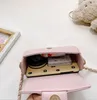 Зимние детская сумочка для детской сумки мода девушка принцесса цепь мессенджер сумка писем печатать детский кошелек