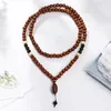 Hängsmycke Halsband Bojiu Brand Beaded Wood Bead Women Smycken Natural Stone Nacklace NKS173
