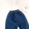 Printemps automne garçons et filles baggy jeans unisexe enfants coton doux lâche denim pantalon 211102