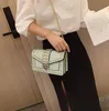 2021 Luksusowe Diamond-Studed Ladies One-Shoulder Messenger Torba Koreańska Moda Wysokiej Jakości Pasek Łańcuchowy Mały Kwadratowy Dziewczyna Cross Ciało