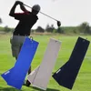 Serviette de golf gaufrée en microfibre pliée 12 "ￗ 20" avec mousqueton pour le golf, la course, le yoga