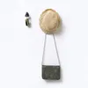 Punch-free magnetische sleutel creatieve en interessante kleine tafellamp vorm wandmontage zelfklevende haak deur