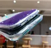 Casi di TPU morbido di Glestit Sbidient per iPhone 11 Pro XR XS Max X 8 7 S20 Ultra S10 Plus Trasparent Confetti Paillettes Sequin Copertura del telefono
