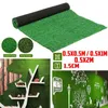 Decorative Flowers & Wreaths Green Artificial Grass Floor Mat Synthetic Landscape Lawn Garden Carpet Playground DIY Landscaping Ga286a