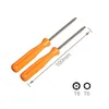 3-in-1 Orange T6 T8 mit Loch-Schraubendreher-Set für Controller X1 Reparatur DH9699