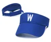 Men's Solid Color Letter W Custom Sport Sun Visor Hats Summer Fashion Out Door Men's Women's Adjustable Caps Hip Hop Fashion Summer Hat