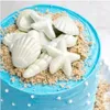 Seashell Bolo Molde Mar Shell Fondant Molde Redondo Silicone Molde de Cozimento Doces Bolo De Chocolate DIY SOAP GELLY Moldes de gelo 7 cm 122388