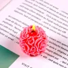 Chuangge handgjorda ljus DIY Silicone Mold 3D Rose Ball aromaterapi vax gips mögel form ljus gör förnödenheter y211229