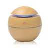 Mini Air Humidifier USB Ultrasonic Aroma Diffuser Wood Grain LED Light Electric Essential Oil Diffuser for Home Aromatherapy9530791