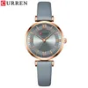Luxus Mode Marke Uhren für Frauen Simple Quarz Leder Lässige Uhr Uhr Weibliche elegante Armbanduhren
