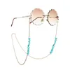 Sunglasses Frames 2021 Natural Turquoise Glasses Chain Hanging Neck Lanyard Anti-Drop Eyeglasses Strap