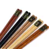 Chopsticks 5 Pairs Japanese Drewniane Sushi Sticks Makaron Korzenie Koreański Stołowiec Kuchnia Dostawy Chińskie