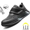 Lightweight Trabalho Sneakers Homens Indestrutível Steel Toe Sapatos de Segurança Bota de Segurança Homens Sapatos Anti-Punctures Sapatos de Segurança Homens Botas