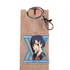 Porte-clés Darling In The Franxx Anime 6cm Pendentif Charms Fred22