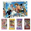 Japońskie karty anime jedne kawałki Luffy Zoro Nami Chopper Franky Paper Collections Card Game Collectibles Battle Child Gife Toy AA220314