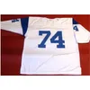 Chen37 Goodjob Men Youth women Vintage #74 MERLIN OLSEN CUSTOM FEARSOME FOURSOME Football Jersey size s-5XL or custom any name or number jersey