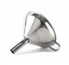 Functional Stainless Steel Kitchen Tools Oil Honey Funnel with Detachable Strainer Filter for Liquid Water Tool