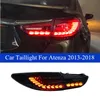 Conjunto de luz traseira de estilo de carro para mazda 6 atenza led luz traseira traseira para freio + lâmpada de sinal de volta 2013-2018