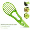 3 in 1 affettatrice di avocado burro di karité sbucciatore di frutta taglierina separatore di polpa coltello di plastica utensili da cucina per verdure gadget da cucina DHL