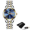 Lige Rose Gold Women Watch Business Quartz Watch Ladies Top Brand Luxury Female Armist Watch Girl Clock Relogio Feminino 210527