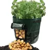 プランターポット未定義の植物の成長袋のホームガーデンポテト温室野菜の植栽の保湿ジャルダンは苗の鍋を成長させる