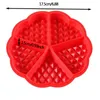 4 grades retângulo bolo de cozimento molde de chocolate em forma de coração DIY sorvete molde waffle assar moldes cozinha suprimentos BH5414 wly