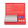 Balances de bijoux électroniques numériques de poche haute précision rouge 100/200/500 x 0.01g 1000g x 0.1 Batterie non incluse