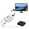 Mini connettori video RCA da AV a VGA Adattatore convertitore AV2VGA con audio da 3,5 mm per TV PC Monitor DVD Altro Stock AV2HDMI VGA2HDMI HDMI2AV