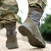 Hommes désert bottes tactiques bottes militaires en plein air bottes de randonnée en plein air Force spéciale désert Combat Chaussure Homme Montagne