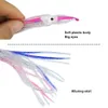 INFOF 50pieces Squid Skirts Rubber 5cm 9cm 11cm Soft Fishing Lures Octopus Hoochie Baits Saltwater Tackle Mix Color 2106223828071