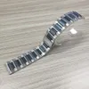 Keramik Rostfritt stålband för Samsung Galaxy Watch 3 Strap 41mm 45mm 42mm / 46mm / Aktiv 2 1 Armband Bälte Tillbehör
