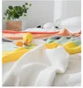 Bohemian Regenbogen Quaste Decke Reine Baumwolle Hause Dekorative Tragbare Sofa Kinder Erwachsene Farbe Plaid Decken