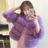 Women Faux Fur Coat Autumn Winter Long Sleeve Fashion Pink Elegant Thick Warm Outerwear Fake Fur Jacket Chaquetas Mujer 211018