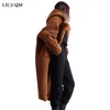 Teddy Bear Jacket Winter Faux Fur Coat Women Black Belted Wool Coat Hooded Long Warm Parkas Female Warm Oversized Overcoat 211110