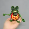 12 cm Tales of the Rat Fink Crazy Mouse Fink Modello Giocattoli Ornamenti per la casa Giocattolo da collezione Anime