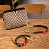 Schoudertas voor Vrouwen 2021 Nieuwe Luxe Designer Crossbody Messenger PU Lederen Mode Mahjong Ketting Sling Dames Plaid Handtassen