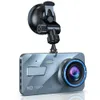 4 pouces HD 1080P double objectif voiture DVR enregistreur vidéo Dash Cam Smart G-Sensor caméra arrière 170 degrés grand Angle Ultra résolution
