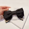 Barrettes Palace Style High Luxury Bow Hairpin Design Sense of Elegance Top Head Hair Spring Clip Haaraccessoires4464992