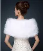 Wedding fur cape Luxurious ostrich feathers camel Fur Boleros wedding bride White ivory shrug bridal party shawls bolero X07227662212