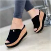 Lapolaka wees sandalen hoge hak platform wees metalen decoratie bloem zomer elegante gezellige vrouwen mode slipper muilezels schoenen x0526
