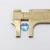 8mmナチュラルハートカットTopaz Gemstone卸売価格天然Topaz Loose Stone Light Blue Topaz Loose Gemstone H1015